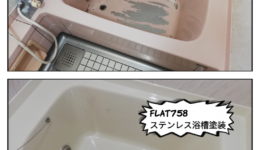 タカラスタンダート社のカラーステンレス浴槽の塗装剝がれ＠武豊町