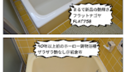 ホーロー鋳物製浴槽の再生塗装工事＠岩倉市